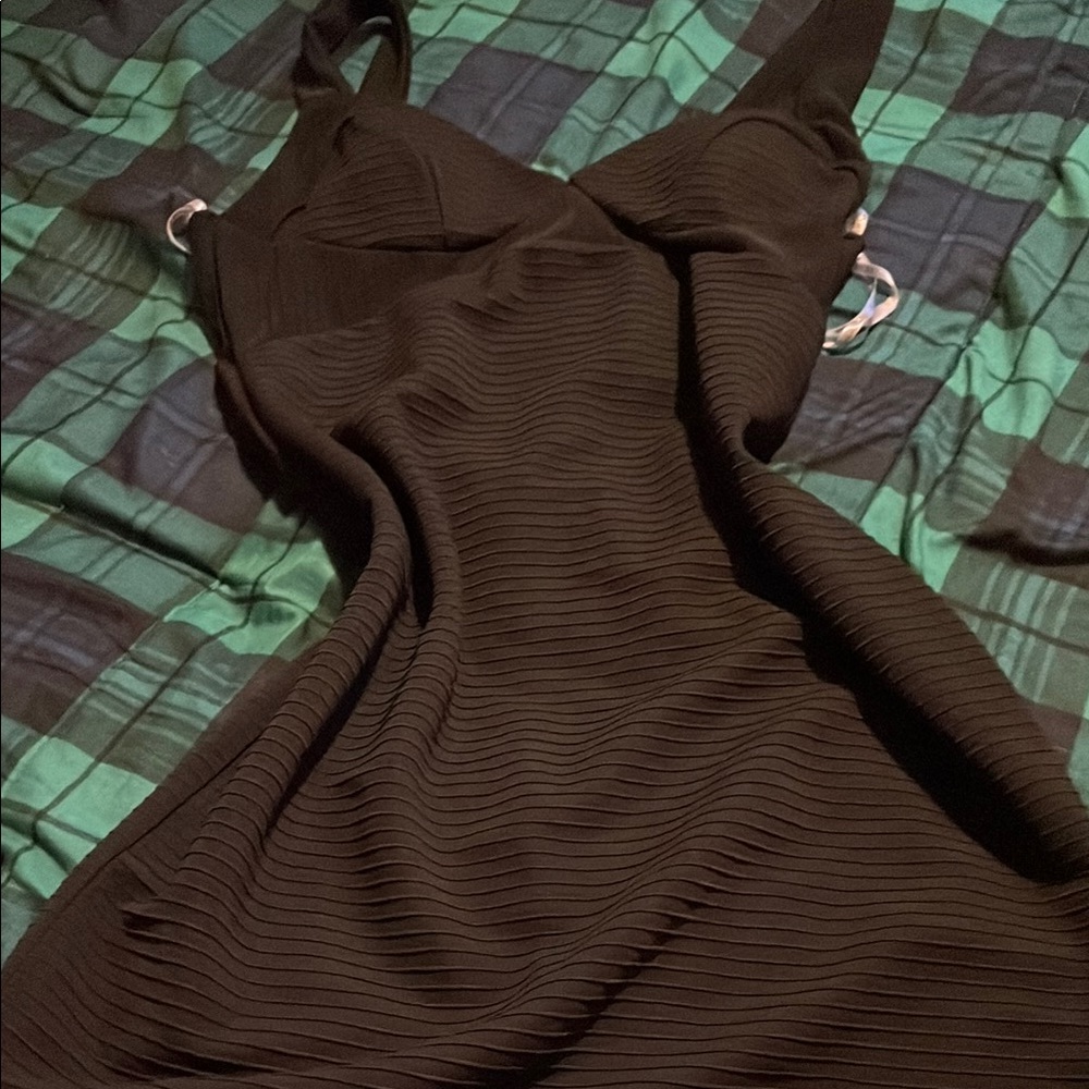 Guess Black Strapless Dress